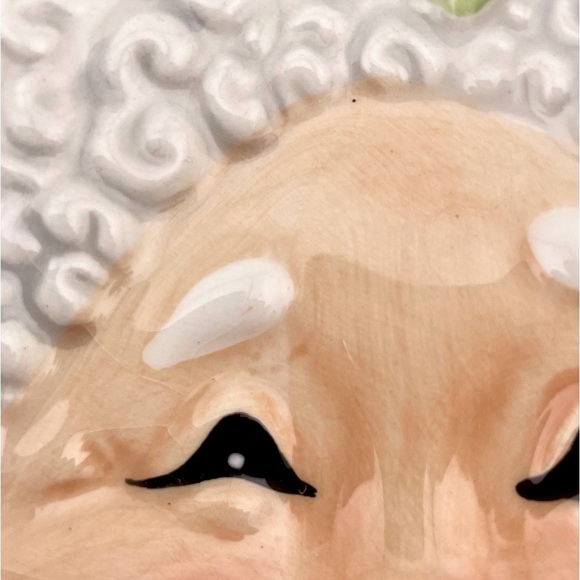 Vintage, Snack Therapy Santa Claus Plate/Server by Fitz and Floyd - Picture 4 of 9